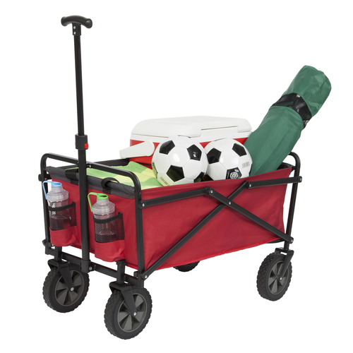 Utility Cart Road Warrior Polyester Fabric 3.6 ft Red