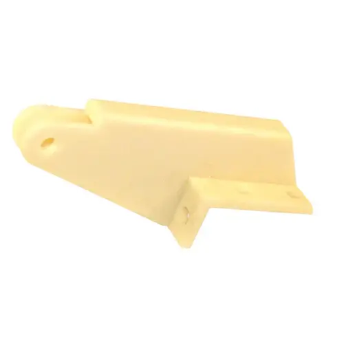 Jamb Bracket White Plastic 1.62" H X 4.25" W X 1.125" L White