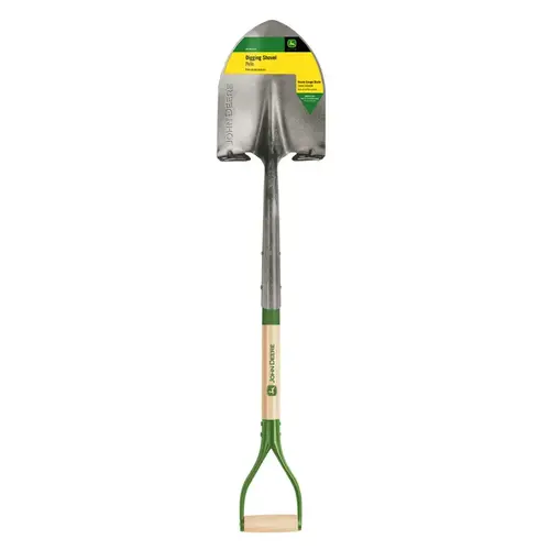 Shovel 42" Steel Digging Wood Handle Green