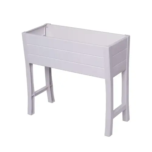 NuVue 26020 Elevated Garden Box 32" H X 36" W X 11" D X 15" D Vinyl White White