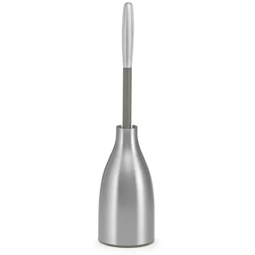 Polder BTH-6317-47T Hide-Away Stainless Steel Toilet Brush Caddy Silver