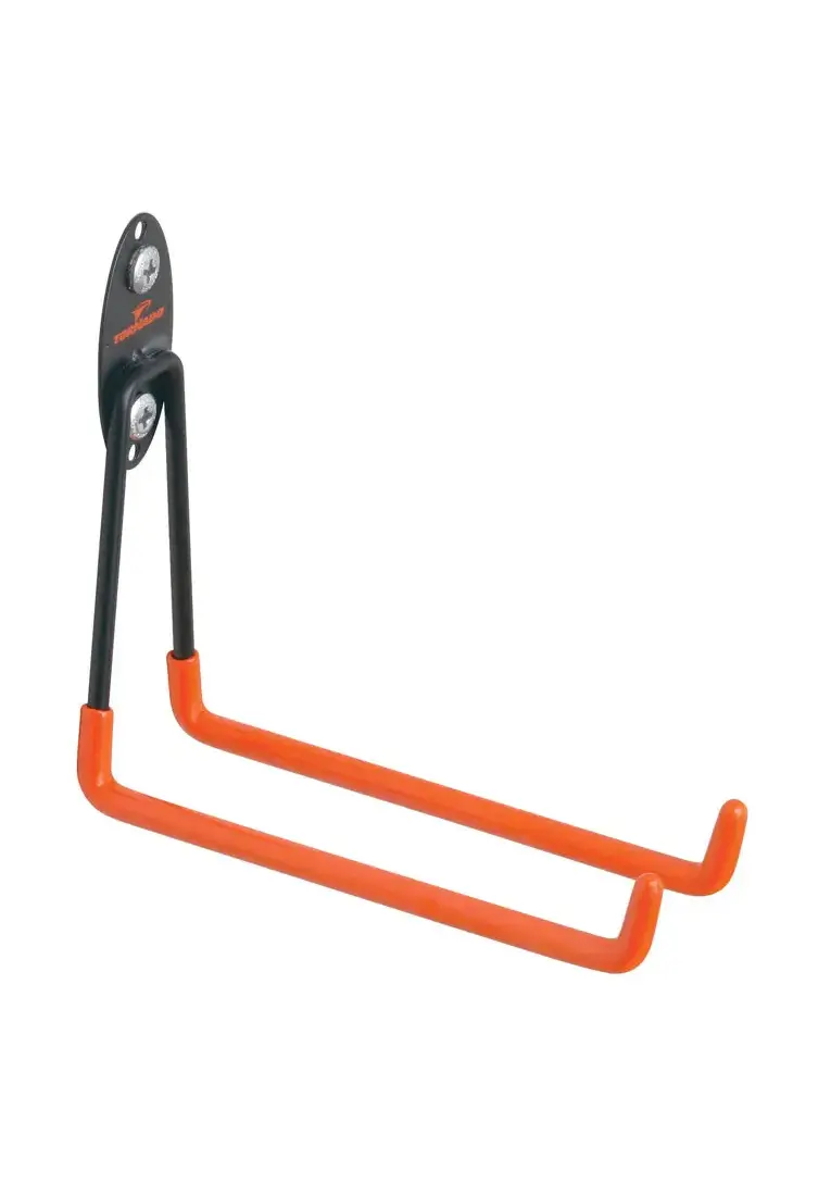 Racor 7.87 in. L Rubber Coated Black/Orange Steel Ladder Hook 30 lb 1 pk Racor 7.87 in. L Rubber Coated Black/Orange Steel Ladder Hook 30 lb 1 pk