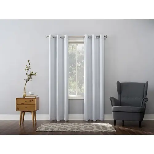 Sun Zero AC-NRWCH84WHT-XCP2 Blackout Curtains Norwich White 80" W X 84" L White - pack of 2