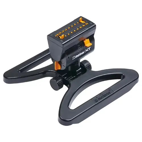 Melnor 4060-4 Oscillating Sprinkler MiniMax Plastic Sled Base 4000 sq ft Black