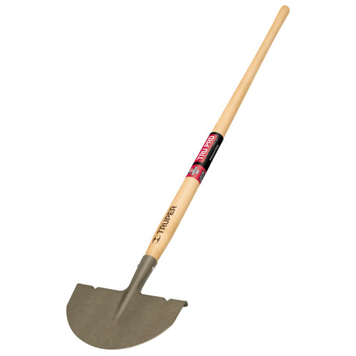 Truper EDG Half Moon Edger Tru Pro Steel 48" Wood Handle Brown