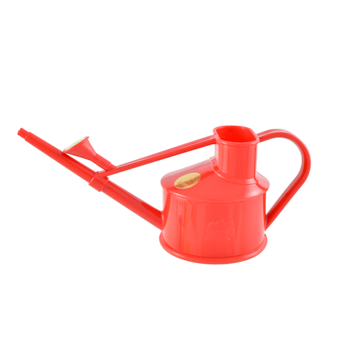 Watering Can Red 0.1 gal Plastic Red