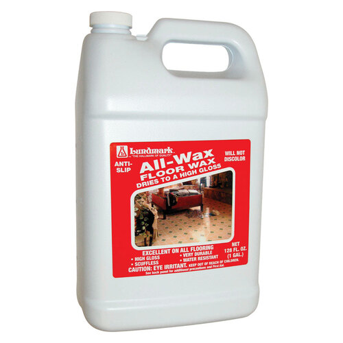 Lundmark 3201G012 AntiSlip Floor Wax All Wax High Gloss Liquid 1 gal