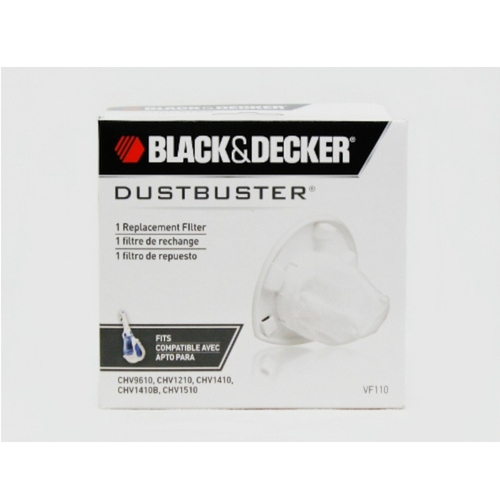 BLACK & DECKER Dustbuster Replacement Filter VF110 chv9610 chv1210