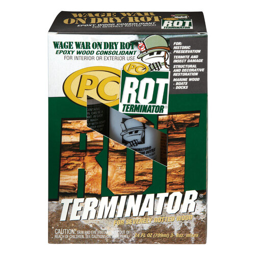 PC-Rot Terminator 240618 Epoxy Wood Hardener PC-Rot Terminator Amber 24 oz Amber