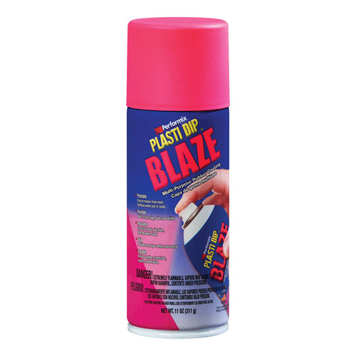 Plasti Dip 11223-6 Multi-Purpose Rubber Coating Flat/Matte Blaze Pink 11 oz oz Blaze Pink