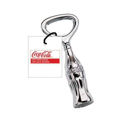 TABLECRAFT CC317HT Bottle Opener Coca-Cola Chrome Silver Metal Manual Chrome
