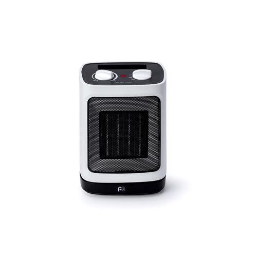 Space Heater 128 sq ft Electric Ceramic 5120 BTU Black White