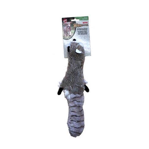 Spot 8639 Dog Toy Skinneeez Multicolored Raccoon Plush Small Multicolored