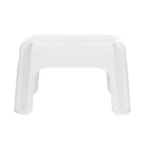 Step Stool 9.4" H X 12.7" W X 15.7" D 300 lb. capacity Plastic White