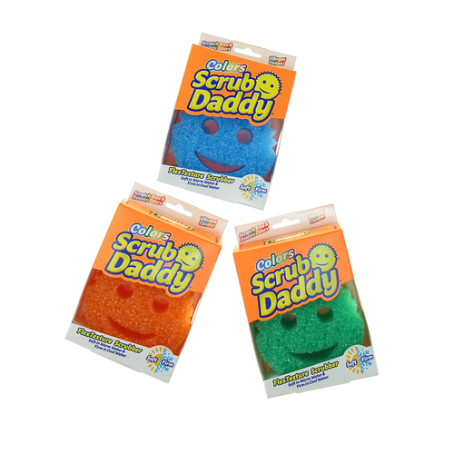 Scrubber Sponge Colors Heavy Duty For Kitchen Assorted