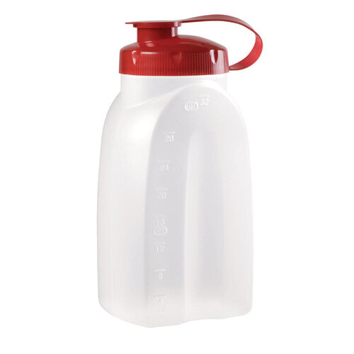 Rubbermaid 1776349 Mixing Bottle 2 qt Clear Clear