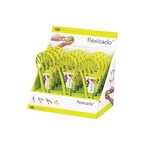 Avocado Slicer Chef'n Flexicado 2-3/4" W X 8" L Green Plastic Green - pack of 12