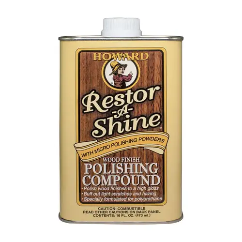 Howard RS0016 Polishing Compound Restor-A-Shine No Scent 16 oz Cream