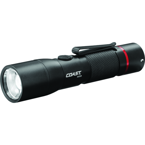 Rechargeable Flashlight HX5R 340 lm Black LED CR123 Battery Black