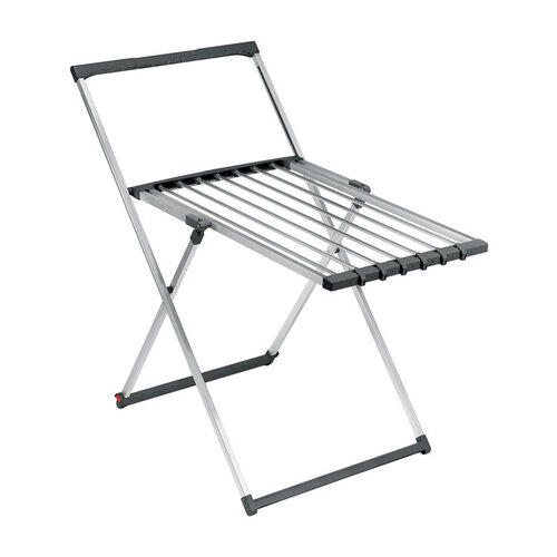Polder DRY-9070 Clothes Drying Rack 43" H X 24" W X 44" D Aluminum Collapsible Silver