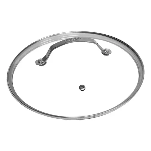 Bulbhead 11779-6 Lid Glass/Stainless Steel 12" Clear Clear