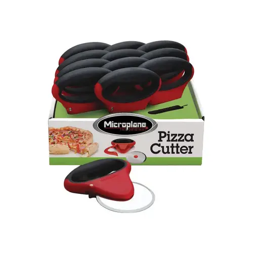 Microplane 48105 Pizza Cutter Black/Red Plastic/Stainless Steel Matte