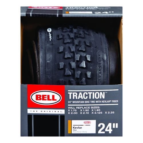 Bell Sports 7107512 Bicycle Tire Kevlar 24" Rubber