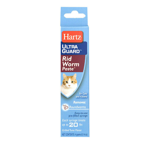 Hartz 32700-14108 Dewormer Paste Cats and Kittens Removes Large Roundworms 0.14 oz