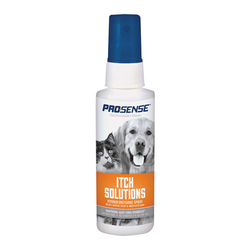 Itch Relief Hydrocortisone Spray Itch Solutions Cat/Dog 4 oz