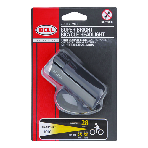 Bell Sports 7122076 Bike Lights Arella 200 Composite Black Black