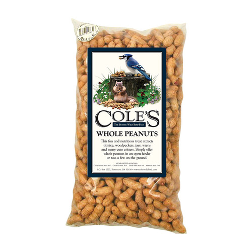 Cole\'s WP2.5 Wild Bird Food Cole's Assorted Species Whole Peanuts 21/2 lb