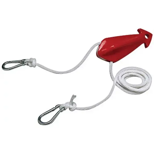 Tow Rope Polypropylene Red 3/8" W X 8 ft. L Red