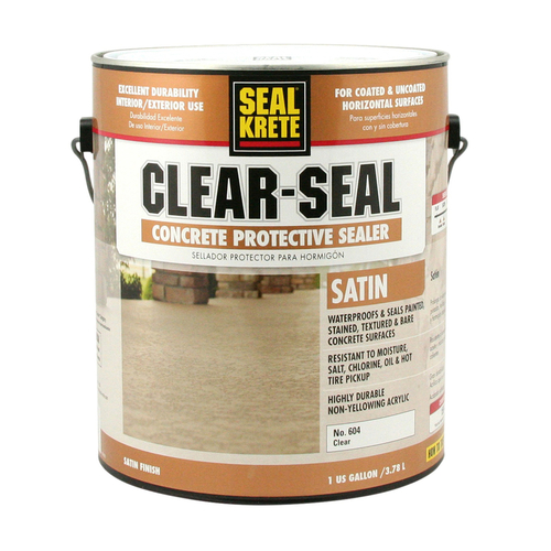 Concrete Sealer Satin Clear 1 gal Clear