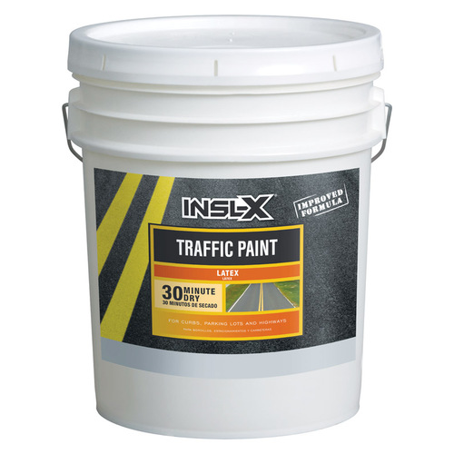 InslX TP221009905 Traffic Zone Marking Paint White 5 gal White