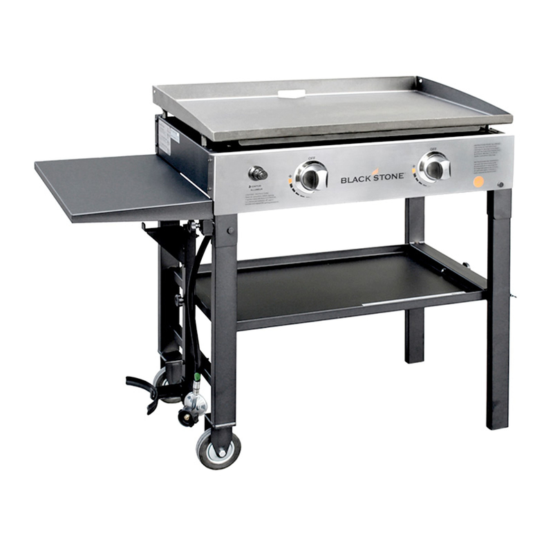 Blackstone 1605 Outdoor Griddle 2 burner Liquid Propane Black 488 sq.in. Black/Silver