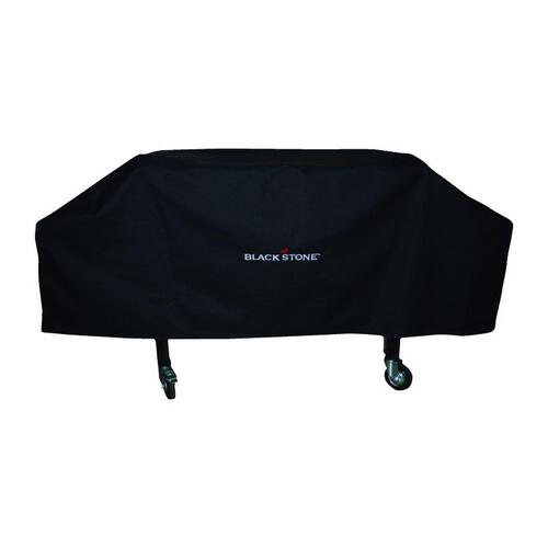 Grill Cover, 66-1/2 in W, 26 in H, Polyester, Black