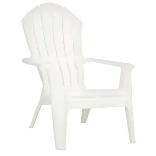 Chair RealComfort White Polypropylene Frame Adirondack