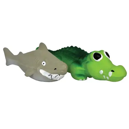 Squeaky Dog Toy Digger's Assorted Sea Monster Latex Large Assorted