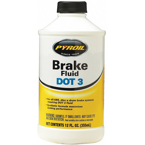 Pyroil PYBF12 Brake Fluid DOT 3 12 oz