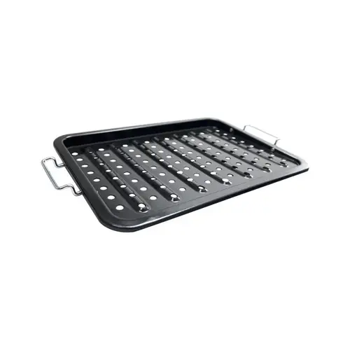 Grill Top Griddle Carbon Steel 11" L X 15" W Black