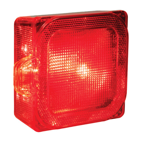 LED Light Red Square License/Stop/Tail Red