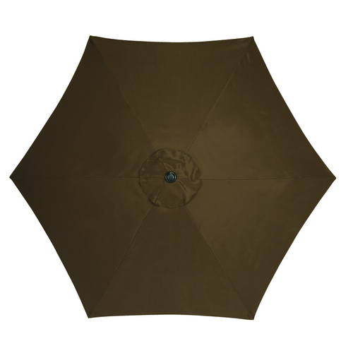 Living Accents UM90G31OBD-05 Umbrella 9 ft. Tiltable Brown Market