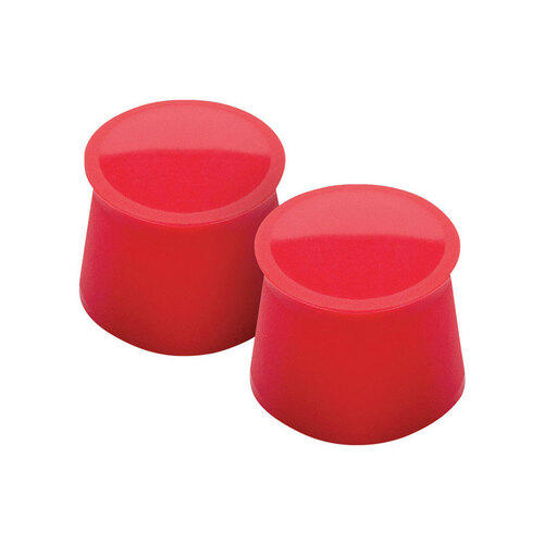 Wine Caps Red Silicone Red - pack of 6 Pairs