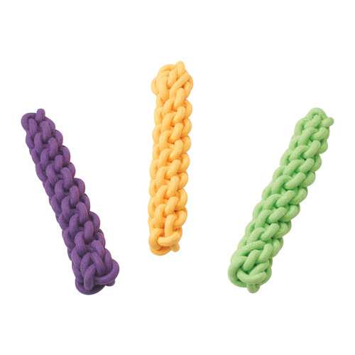 Spot 8142 Tuff Stick Assorted Knotical Rope/Rubber Assorted