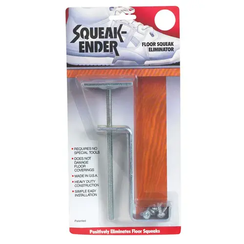 Floor Squeak Eliminator 6" L Phillips Square Head Chrome