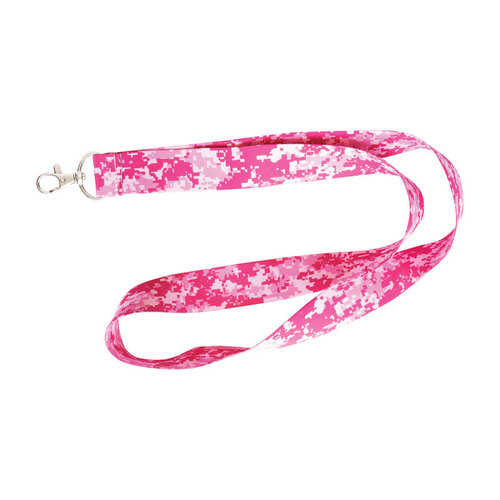 Lanyard Polyester Pink Decorative Key Chain Pink - pack of 6