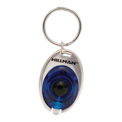 Hillman 713170 LED Light Metal Assorted Decorative Key Ring Assorted