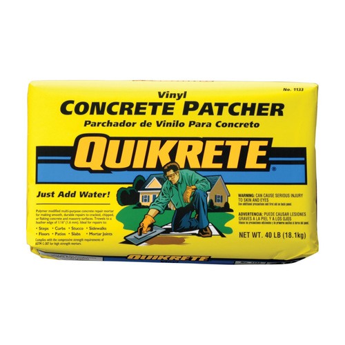 Quikrete 1133-40 Concrete Patch and Repair 40 lb Gray