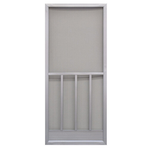 PRECISION 3210GR2868 Screen Door 79-3/4" H X 31-1/4" W Promo Gray Steel Gray