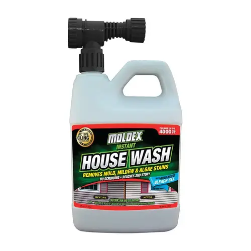 Instant House Wash, Liquid, Mild, Pale Yellow, 64 oz, Bottle